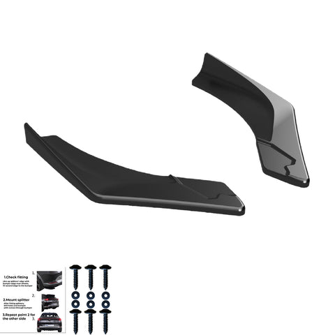Rear Side Splitters BMW 1 Series