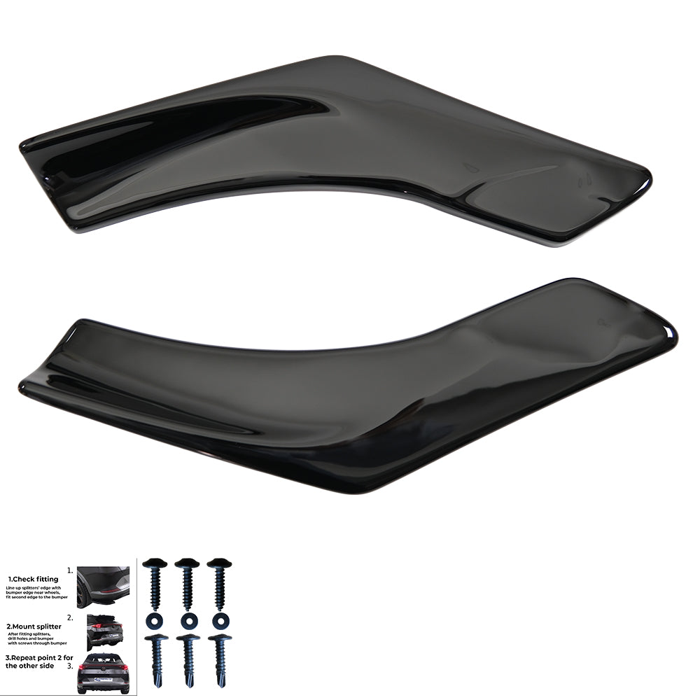 Rear Side Splitters BMW 1 Series