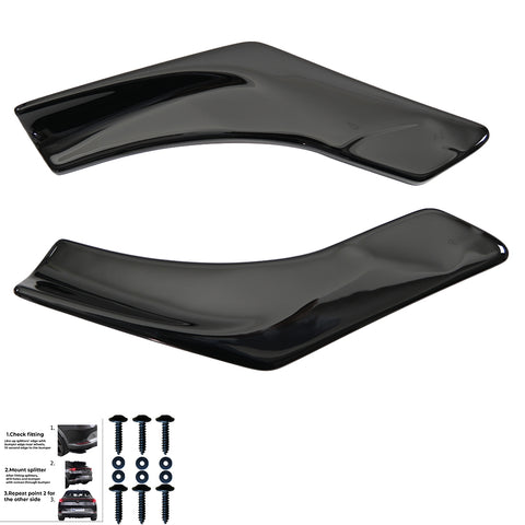 Rear Side Splitters BMW 1 Series
