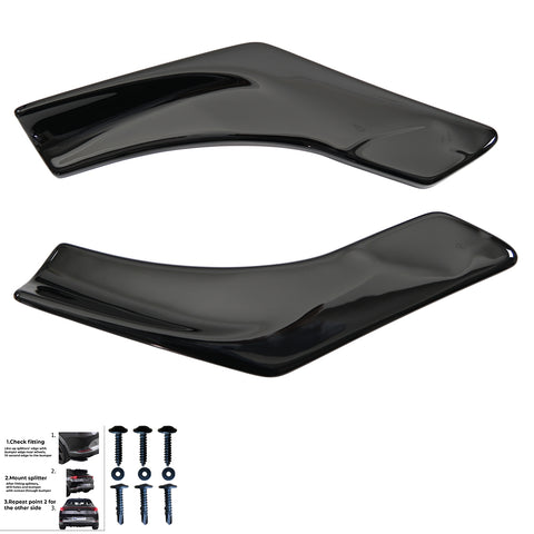 Rear Side Splitters BMW 1 Series