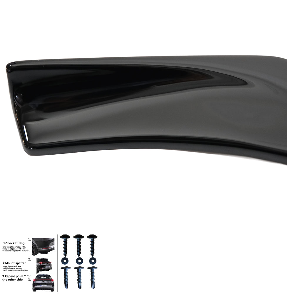 Rear Side Splitters BMW 1 Series