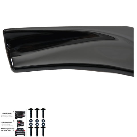 Rear Side Splitters BMW 1 Series