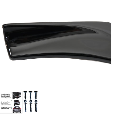 Rear Side Splitters BMW 1 Series
