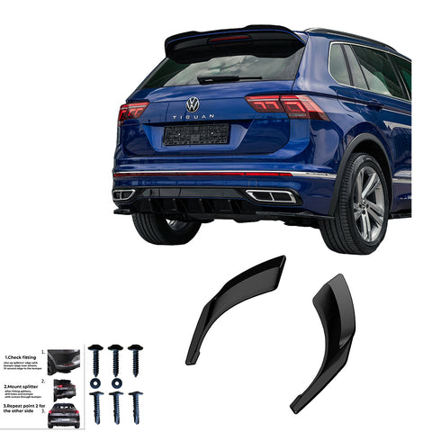 Hinten Splitter VW Tiguan R-Line Mk2 Facelift 2020-2024