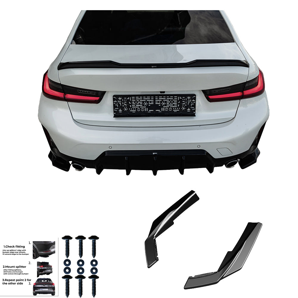 Rear Side Splitters BMW 3 Series