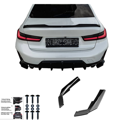 Rear Side Splitters BMW 3 Series