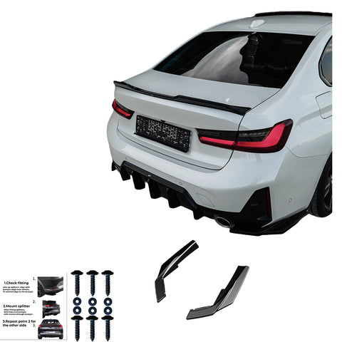 Rear Side Splitters BMW 3 Series