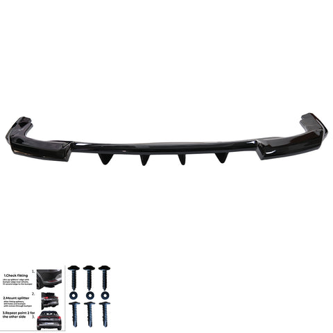 Rear Center Splitters AUDI Q5