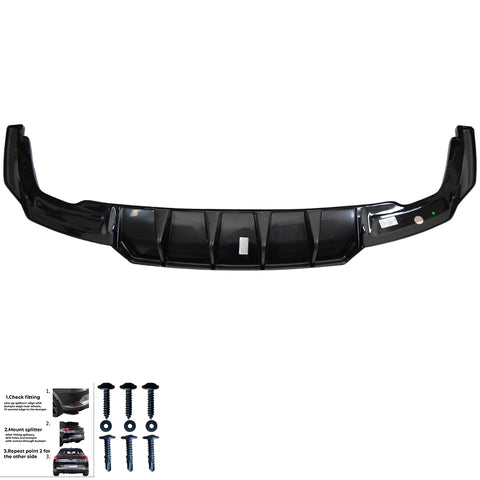 Rear Center Splitters AUDI Q5