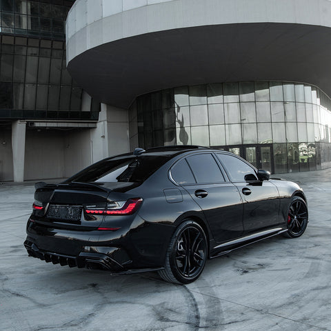 Hinten Splitter kompatibel mit BMW 3er M-Paket G20/G21 2018-2022