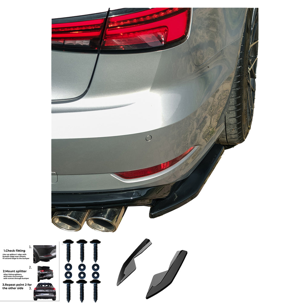 Rear Side Splitters AUDI A3
