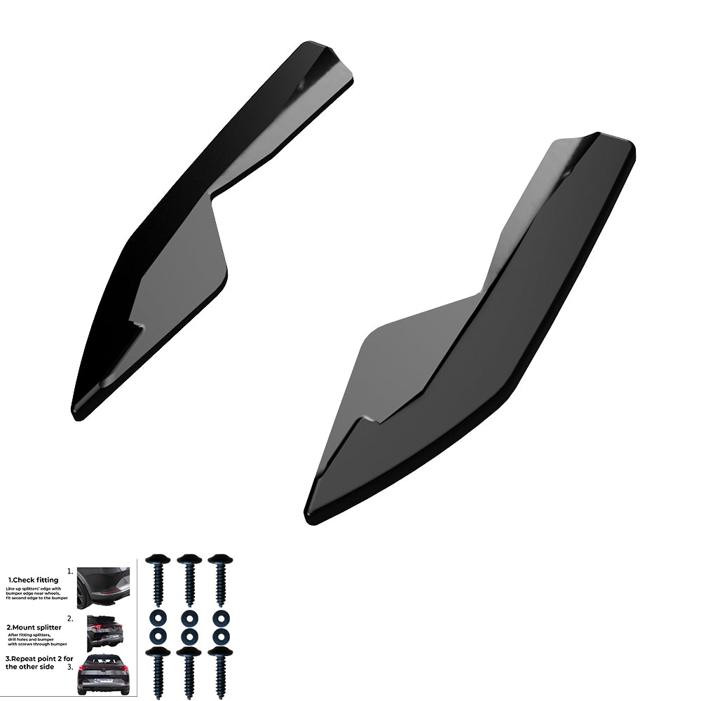 Rear Side Splitters AUDI A3