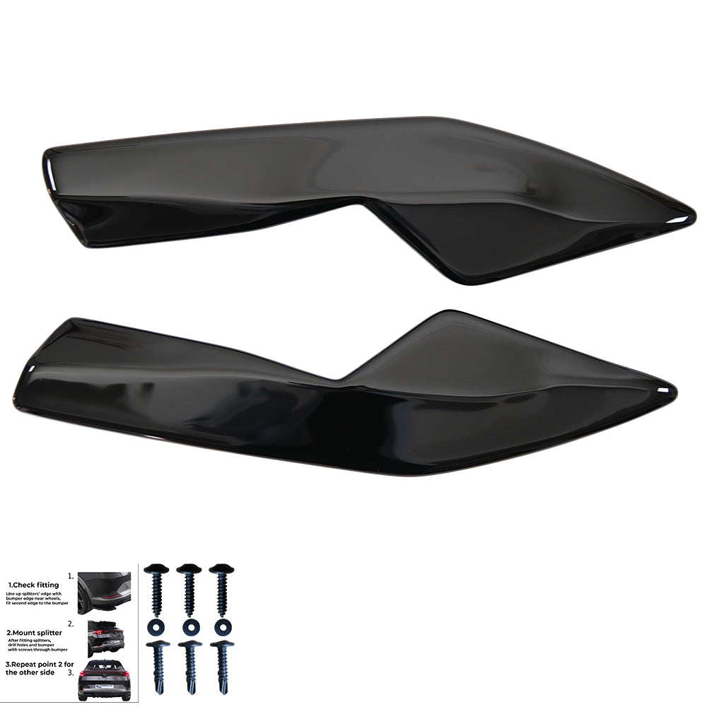 Rear Side Splitters AUDI A3