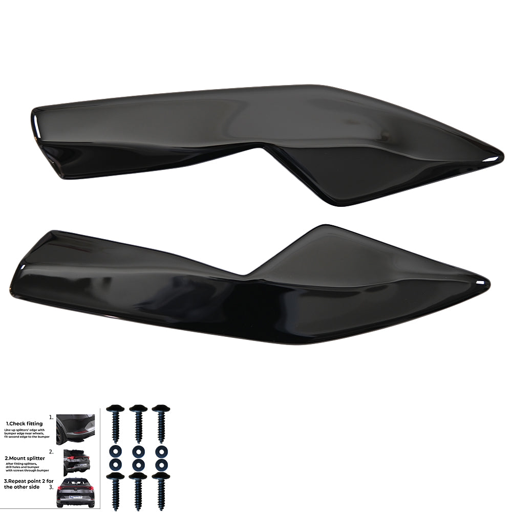 Rear Side Splitters AUDI A3