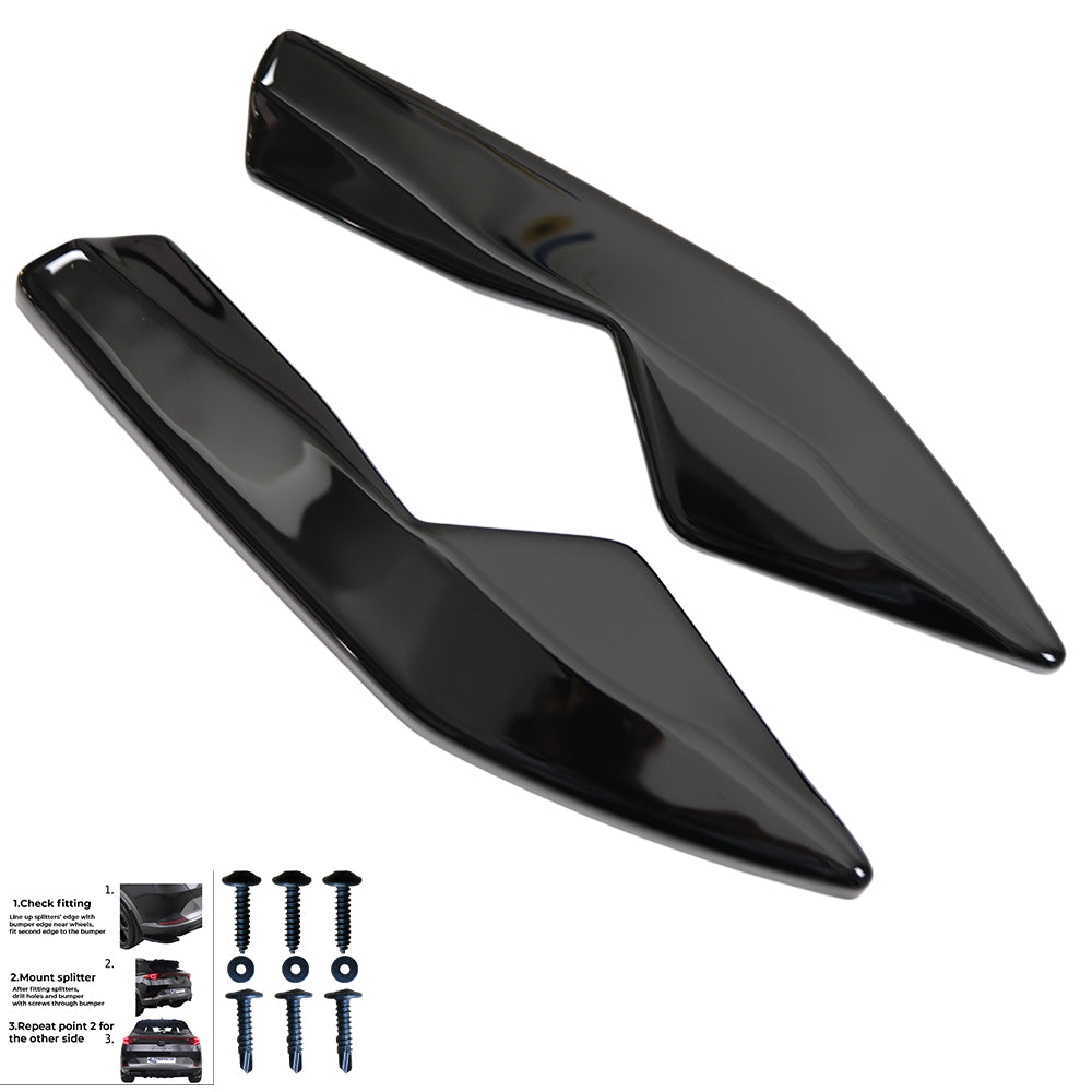 Rear Side Splitters AUDI A3