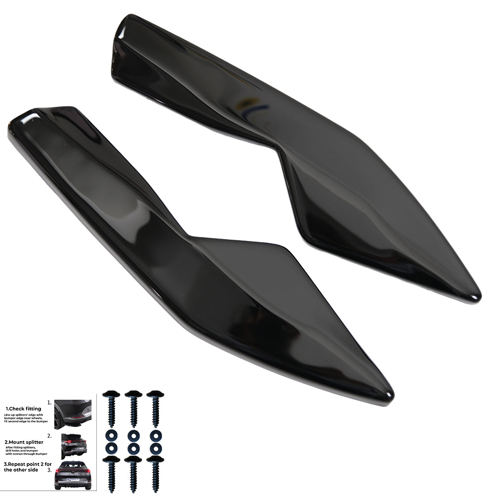 Rear Side Splitters AUDI A3