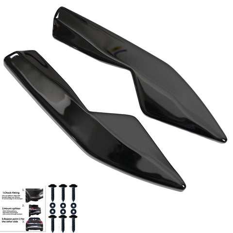 Rear Side Splitters AUDI A3