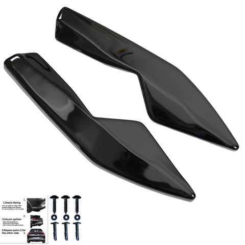 Rear Side Splitters AUDI A3