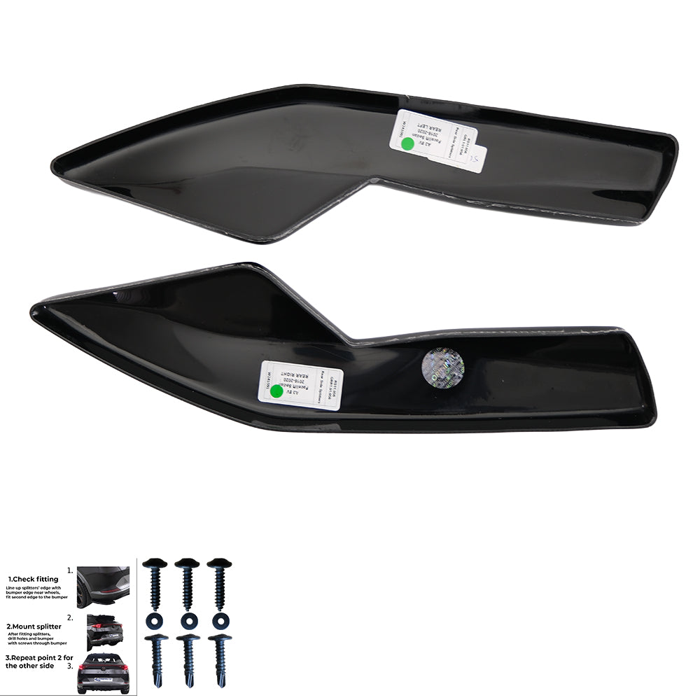 Rear Side Splitters AUDI A3
