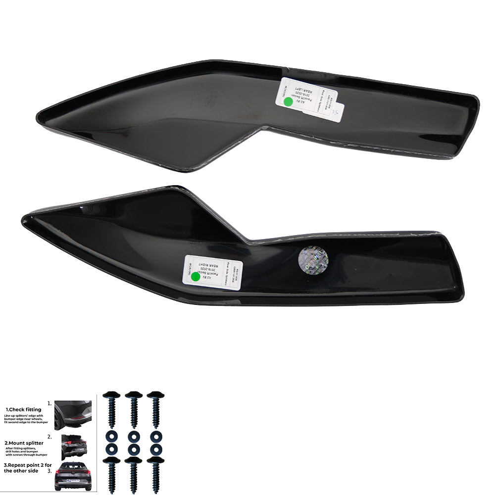 Rear Side Splitters AUDI A3