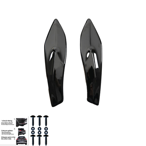 Rear Side Splitters AUDI S3