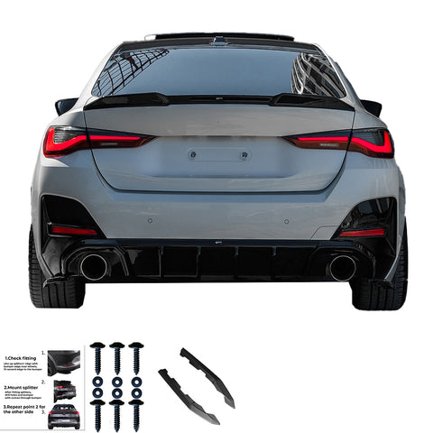 Rear Side Splitters BMW 4 Series