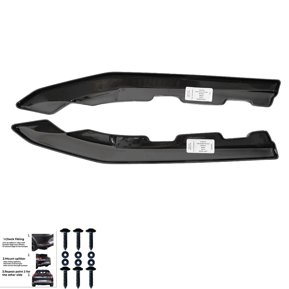 Rear Side Splitters BMW 4 Series
