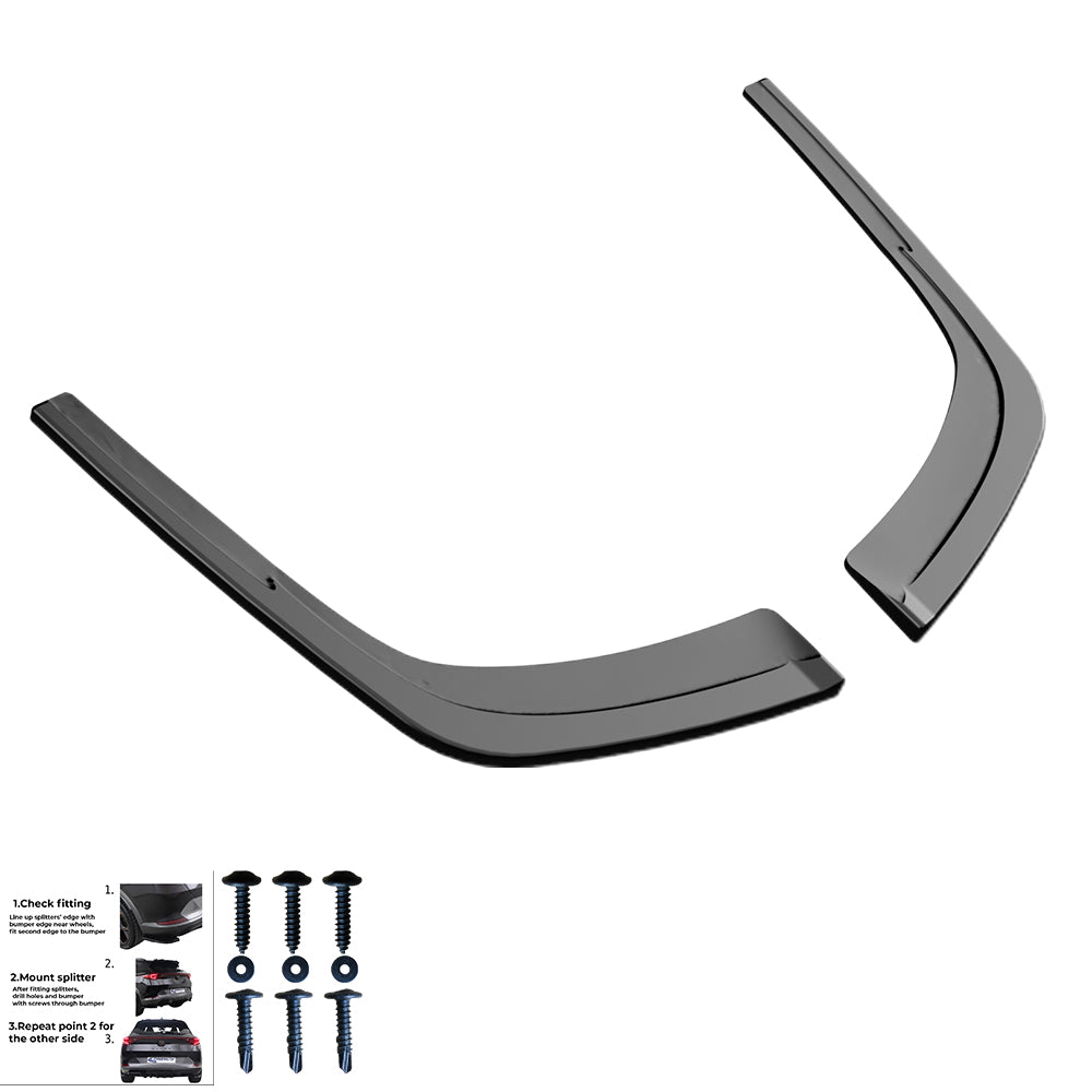 Rear Side Splitters AUDI A4