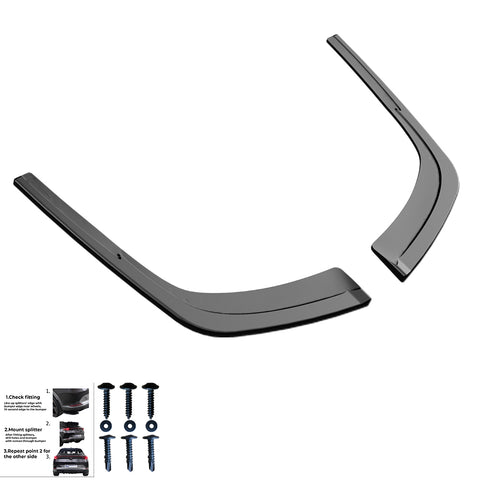 Rear Side Splitters AUDI A4