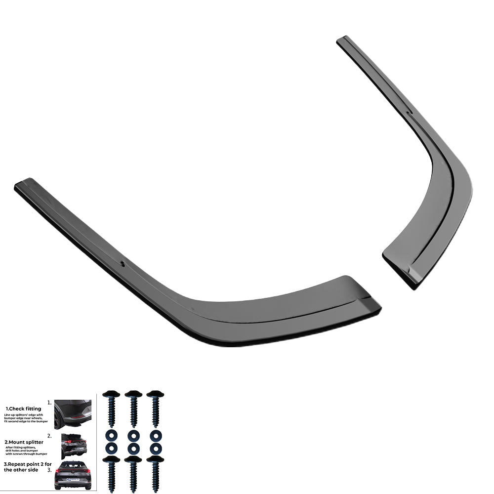 Rear Side Splitters AUDI A4