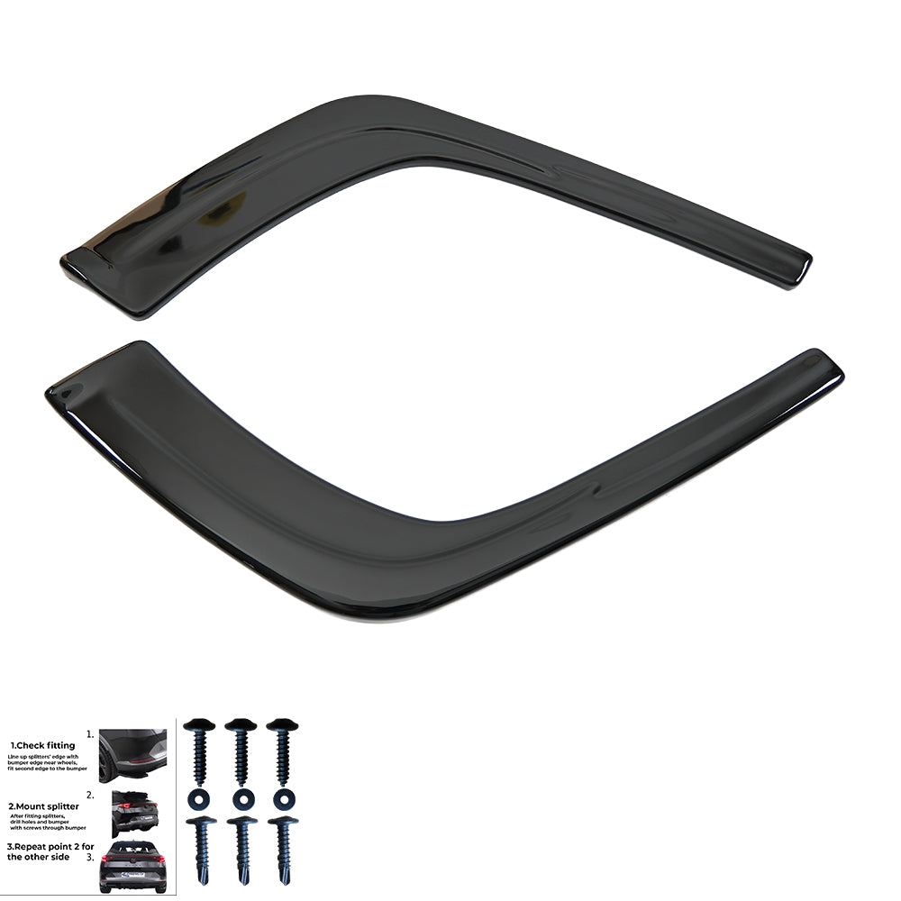 Rear Side Splitters AUDI A4