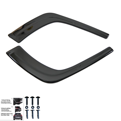 Rear Side Splitters AUDI A4