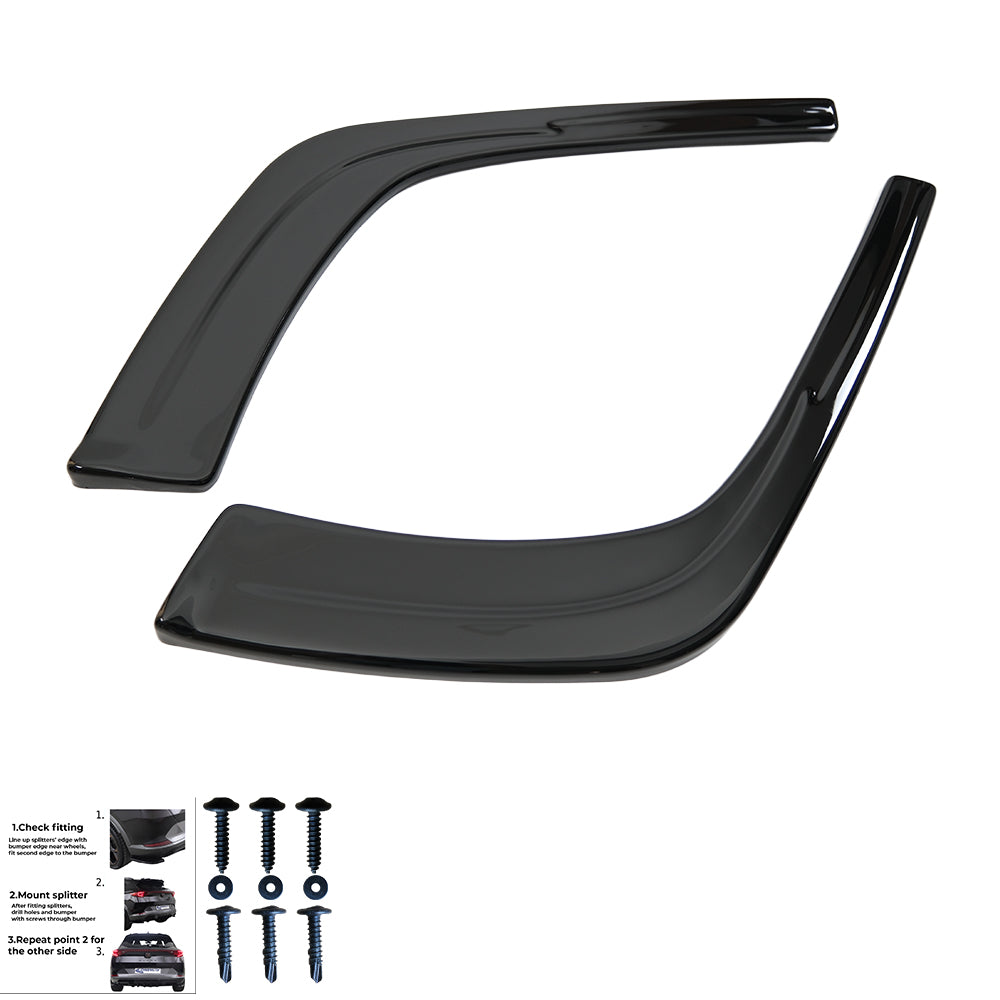 Rear Side Splitters AUDI A4