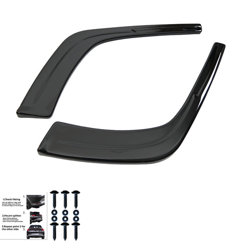 Rear Side Splitters AUDI A4