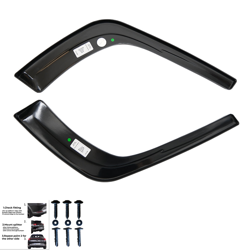 Rear Side Splitters AUDI A4
