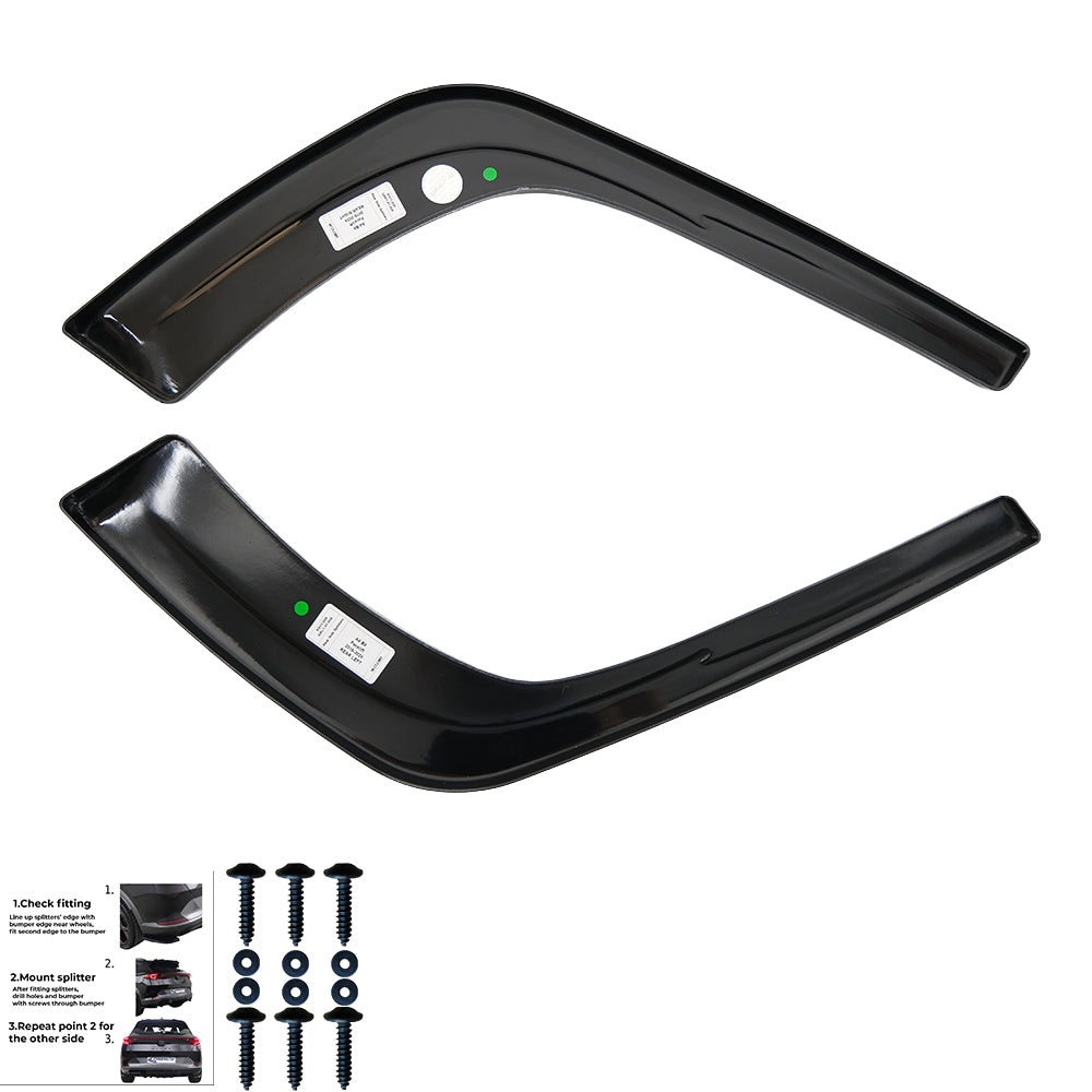 Rear Side Splitters AUDI A4