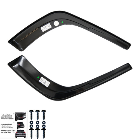 Rear Side Splitters AUDI A4
