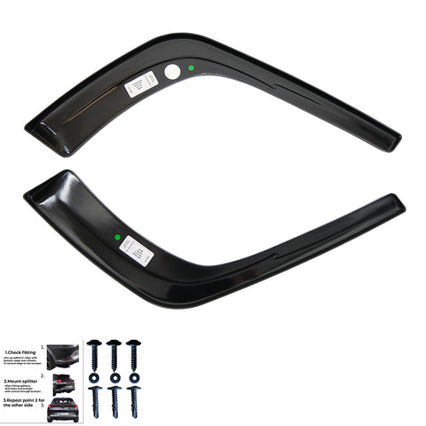 Rear Side Splitters AUDI A4