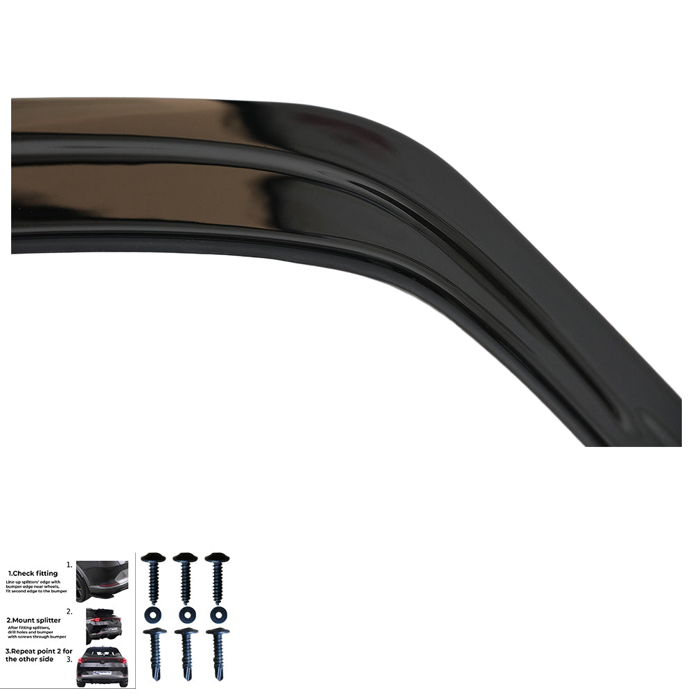 Rear Side Splitters AUDI A4