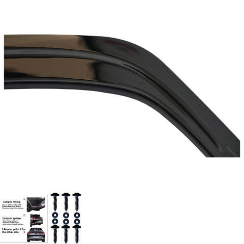 Rear Side Splitters AUDI A4