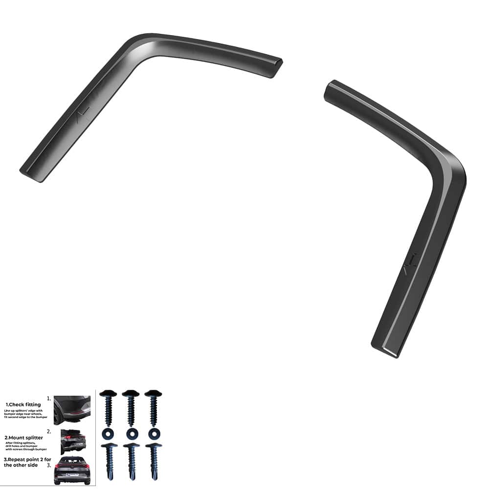 Rear Side Splitters VW Transporter