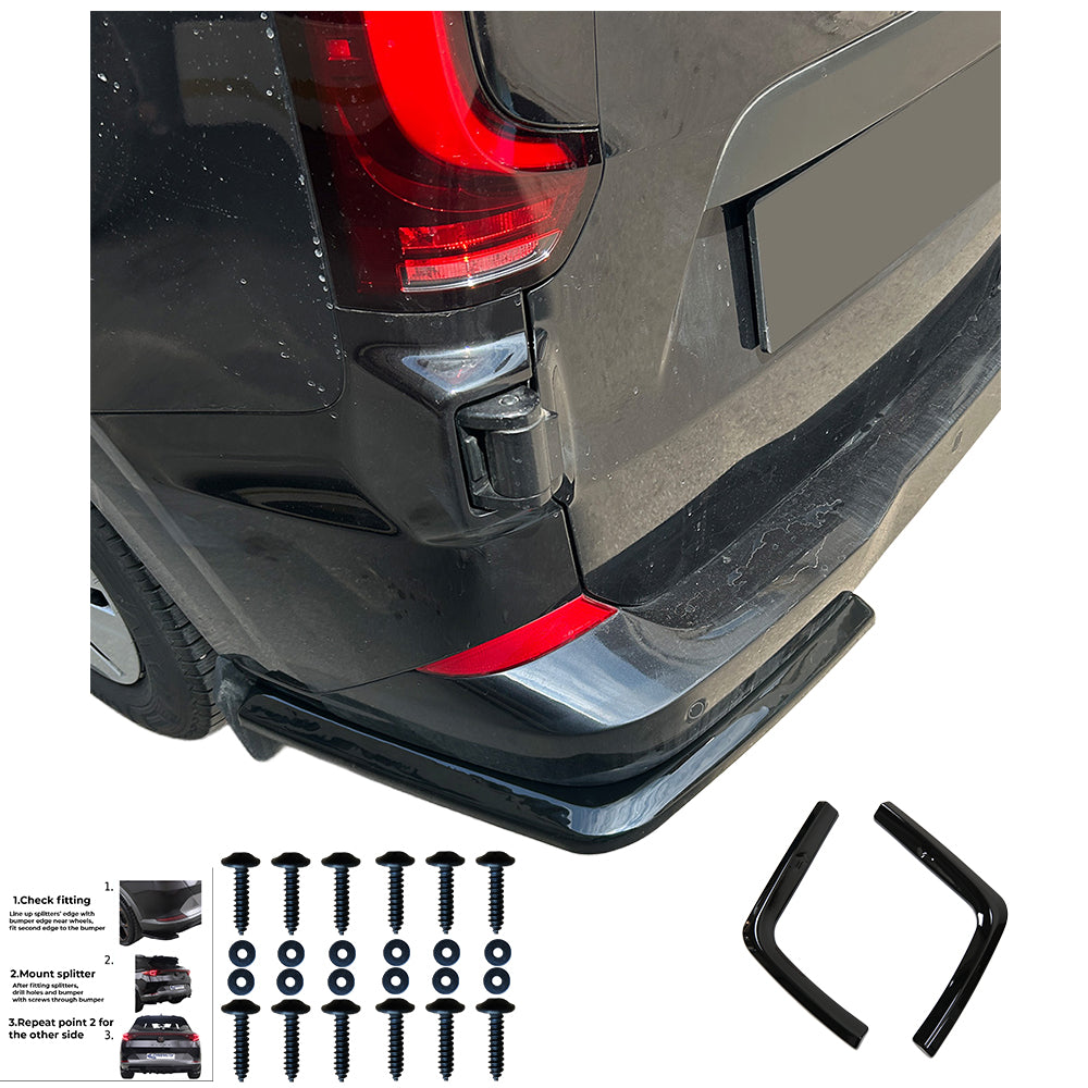 Rear Side Splitters VW VOLKSWAGEN Transporter