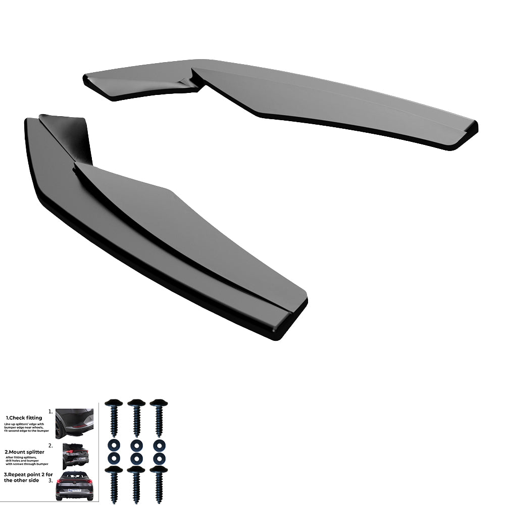 Rear Side Splitters AUDI S3
