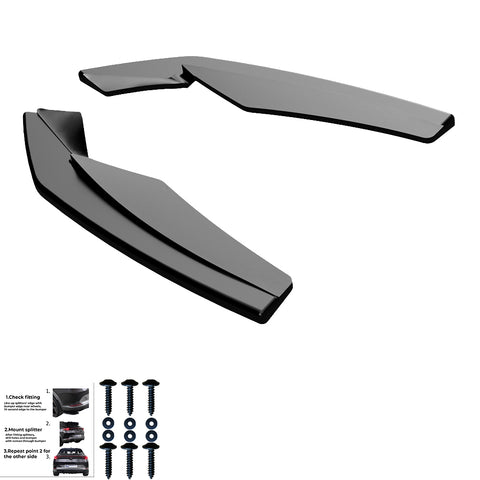 Rear Side Splitters AUDI S3
