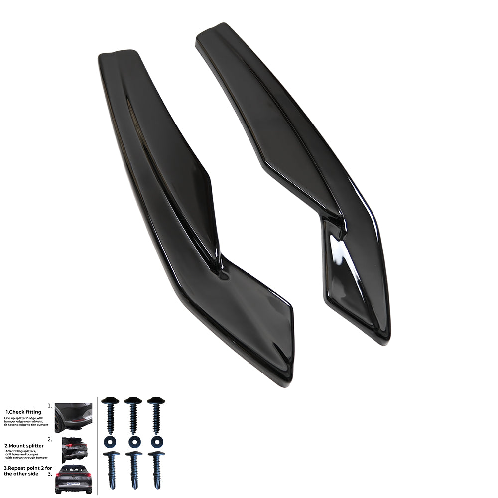 Rear Side Splitters AUDI S3
