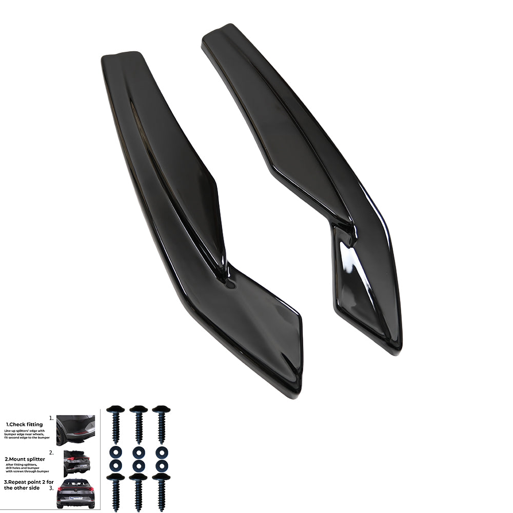 Rear Side Splitters AUDI S3