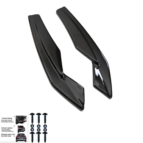 Rear Side Splitters AUDI S3