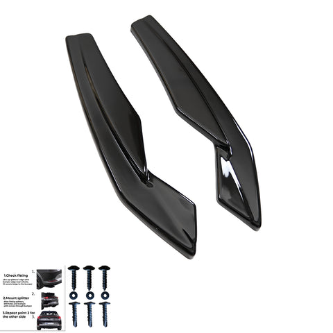 Rear Side Splitters AUDI S3