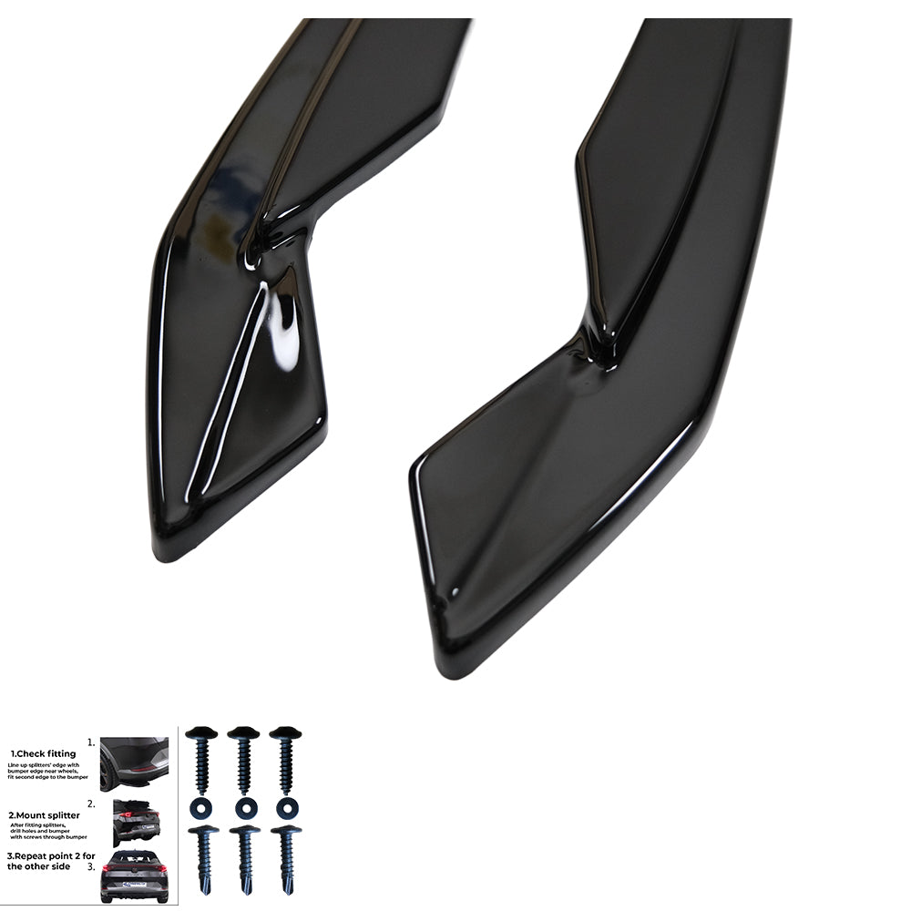 Rear Side Splitters AUDI S3