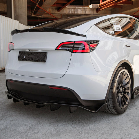 Rear Center Splitters TESLA Model Y